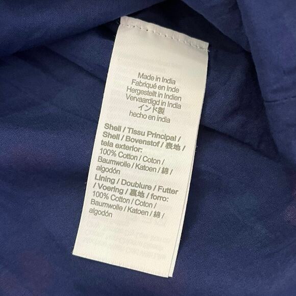 NWT J Crew Crewcuts Cherry Print Dress Girls 12 Navy Cottage Fruit Tiered Cotton - Picture 11 of 12